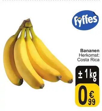 Cora Bananen 1kg aanbieding