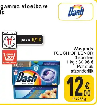 Cora Waspods TOUCH OF LENOR 17 x 22,8g aanbieding