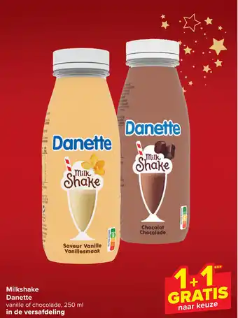 Carrefour Market Milkshake Danette aanbieding