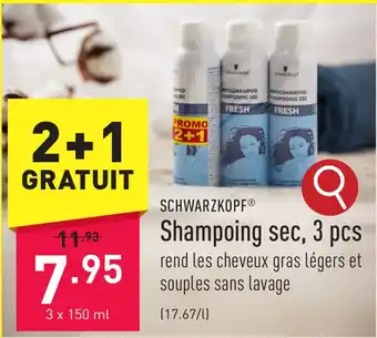 Shampoing sec, 3 x 150 ml
