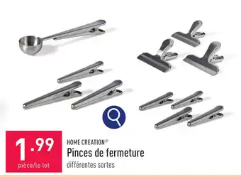 Pinces de fermeture