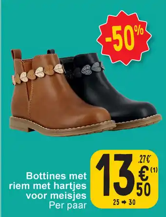 Cora Bottines met riem met hartjes voor meisjes aanbieding