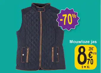 Cora Mouwloze jas aanbieding