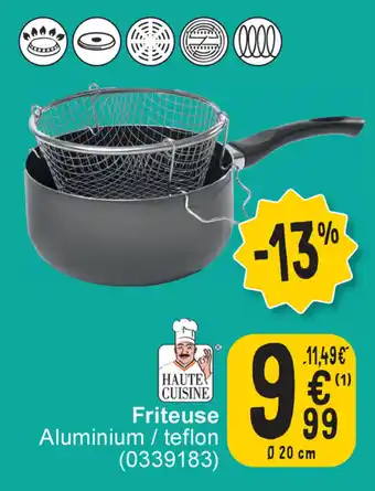 Cora Friteuse Aluminium / teflon 20 cm aanbieding