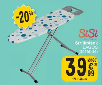 Cora Strijkplank LAGOS 120 x 38 cm aanbieding