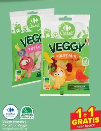 Carrefour Vegan snoepjes carrefour veggy aanbieding