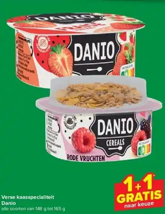 Carrefour Verse kaasspecialiteit danio aanbieding