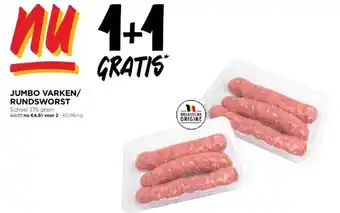 Jumbo Jumbo varken/ rundsworst aanbieding