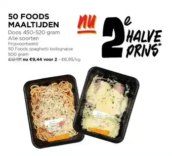 Jumbo 50 foods maaltijden aanbieding