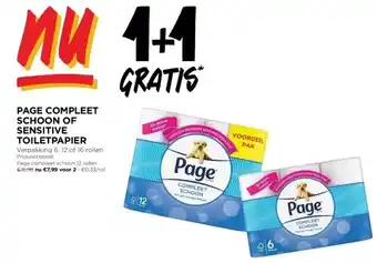 Jumbo Page compleet schoon of sensitive toiletpapier aanbieding