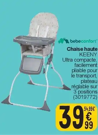 Cora Chaise haute aanbieding