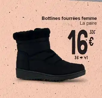 Cora Bottines fourrées femme aanbieding