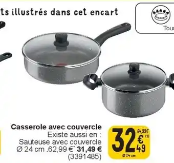 Cora Casserole avec couvercle aanbieding