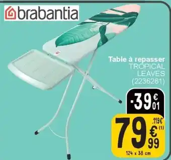 Cora Table à repasser tropical aanbieding