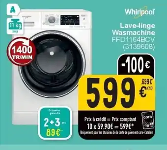 Cora Lave-linge wasmachine aanbieding