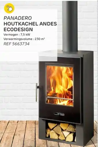 Brico Houtkachel andes ecodesign aanbieding