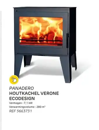 Brico Panadero houtkachel verone ecodesign aanbieding