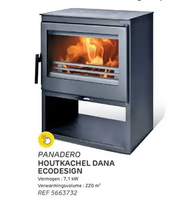 Brico Panadero houtkachel dana ecodesign aanbieding