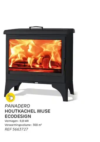 Brico Houtkachel muse ecodesign aanbieding