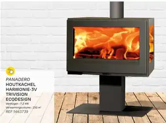 Brico Houtkachel harmonie-3v trivision ecodesign aanbieding
