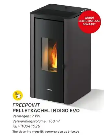 Brico Pelletkachel indigo evo aanbieding
