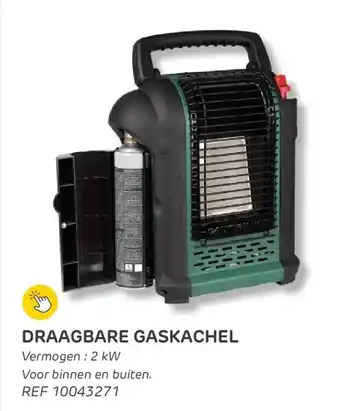 Brico Draagbare gaskachel aanbieding