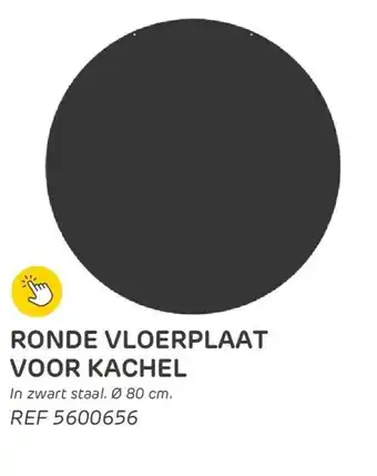 Brico Ronde vloerplaat voor kachel aanbieding