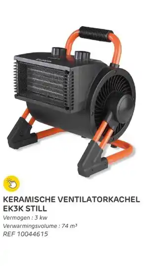 Brico Keramische ventilatorkachel ek3k still aanbieding