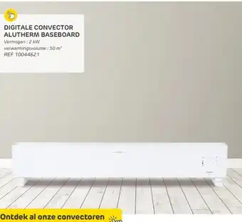 Brico Digitale convector alutherm baseboard aanbieding