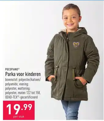 ALDI Pocopiano Parka voor kinderen aanbieding