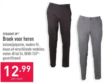 ALDI Straight Up Broek voor heren aanbieding