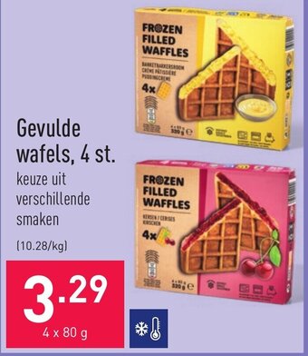 ALDI Gevulde wafels, 4 st. aanbieding