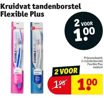 Kruidvat Kruidvat tandenborstel flexible plus aanbieding