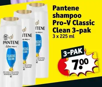 Kruidvat Pantene shampoo pro-v classic clean 3-pak aanbieding