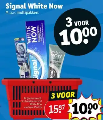 Kruidvat Signal white now aanbieding