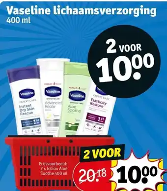 Kruidvat Vaseline lichaamsverzorging aanbieding