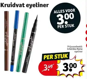 Kruidvat Kruidvat eyeliner aanbieding