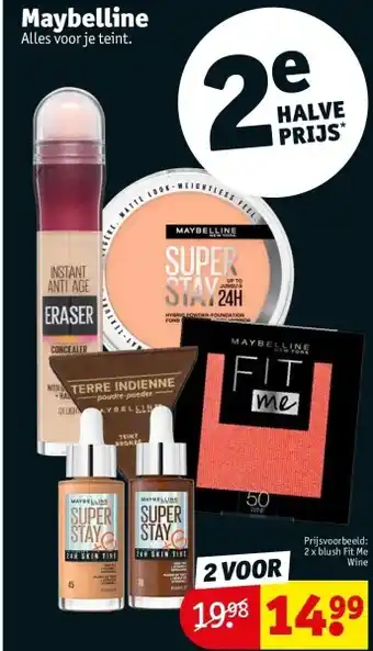 Kruidvat Maybelline aanbieding