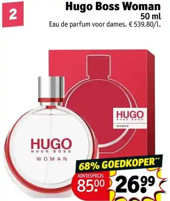 Kruidvat Hugo boss woman 50 ml aanbieding