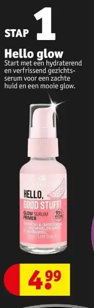 Kruidvat Hello glow aanbieding