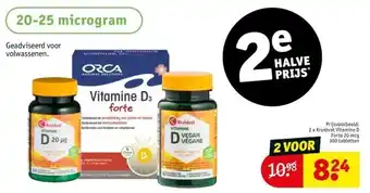 Kruidvat Kruidvat vitamine d forte 20 mcg 300 tabletten aanbieding