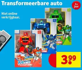 Kruidvat Transformeerbare auto aanbieding
