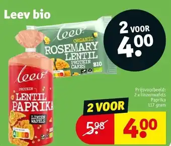 Kruidvat Leev bio aanbieding