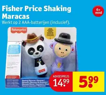 Kruidvat Fisher price shaking maracas aanbieding