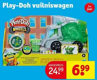 Kruidvat Play-doh vuilniswagen aanbieding