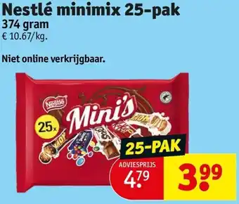 Kruidvat Nestlé minimix 25-pak aanbieding
