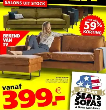 Seats and Sofas Pancho aanbieding