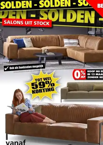Seats and Sofas Bellagio 2-zits salon aanbieding