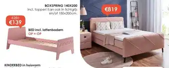 Krea Boxspring 140x200 aanbieding