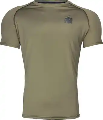 Bol.com Gorilla wear performance t-shirt - legergroen - 5xl aanbieding